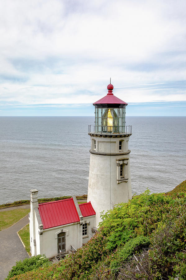 Heceta Head Light Photograph by M C Hood