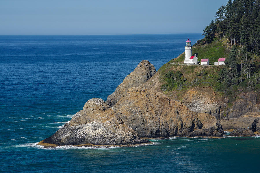 Heceta Head Lighthouse 1 Photograph by Wayne Johnson - Fine Art America