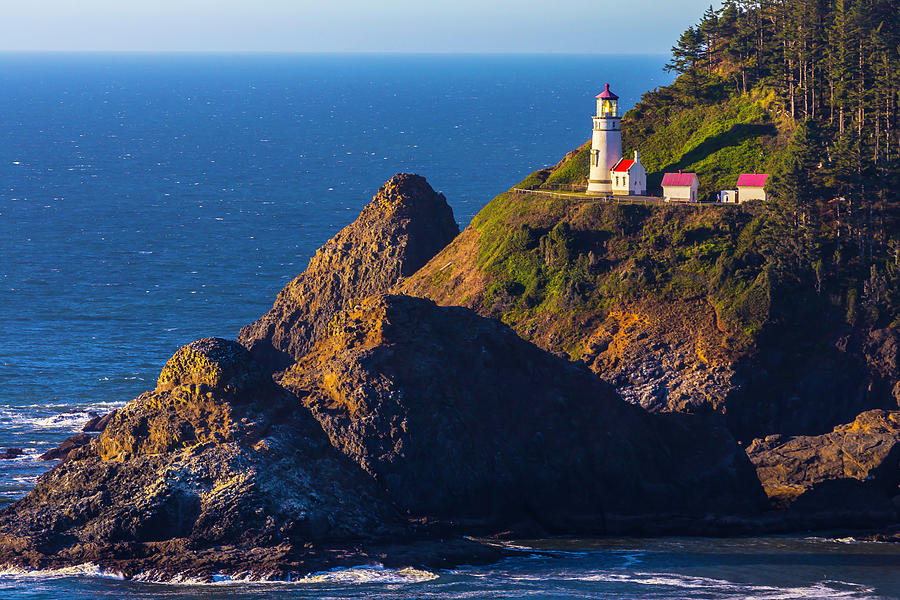 Architecture Photograph - Heceta Head Lighthouse by Garry Gay