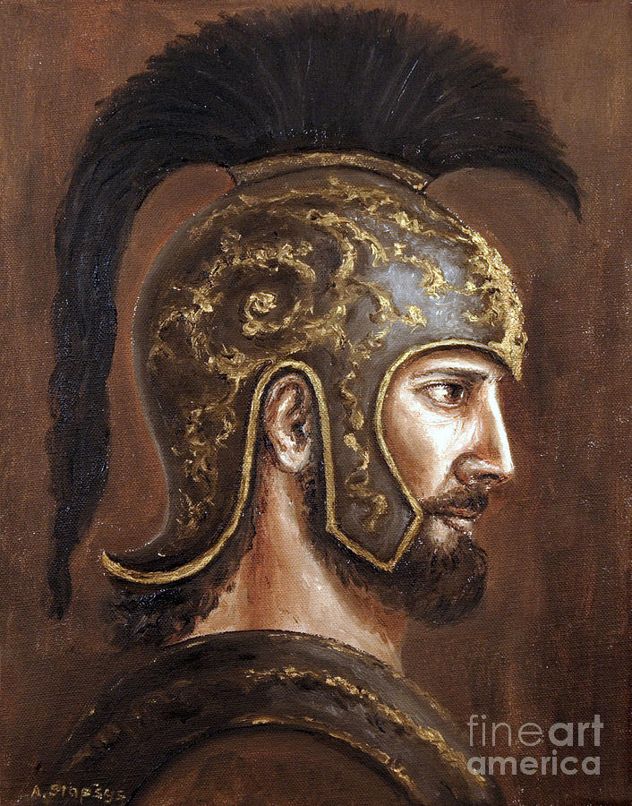 Hector Painting by Arturas Slapsys