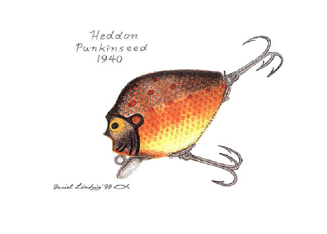 Heddon Punkinseed Lure 1940 Photograph