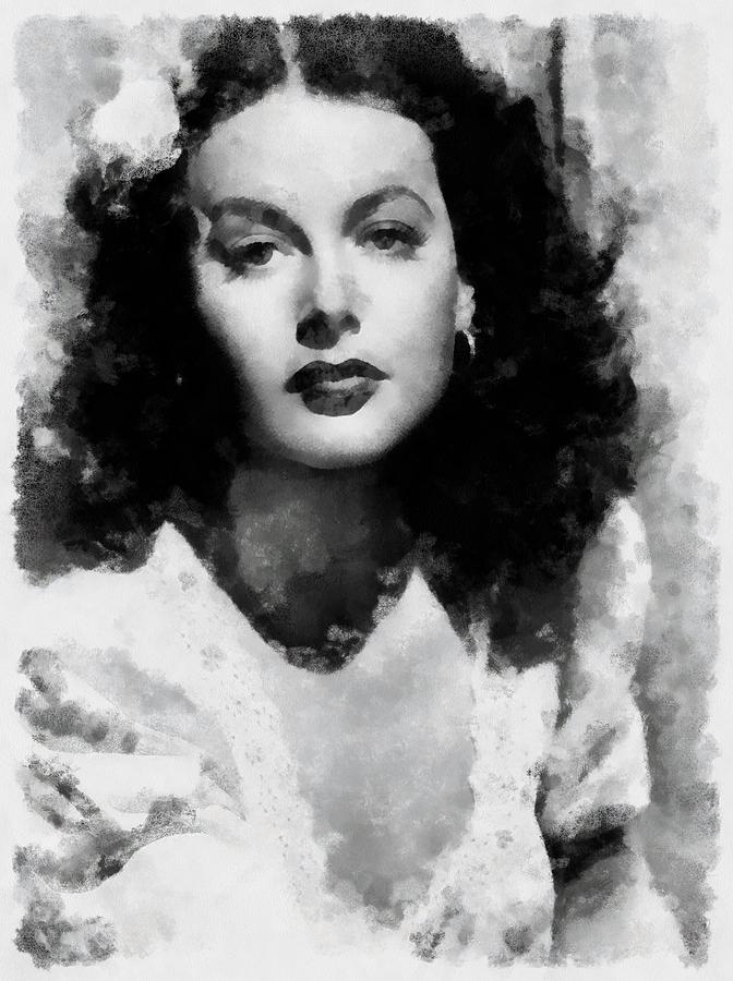 Hedy Lamarr Painting by Esoterica Art Agency - Fine Art America