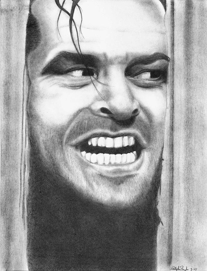 Jack Drawing - Heeeres Johnny by Christopher Brooks Jack Drawing - Heeeres Johnny by Christopher Brooks