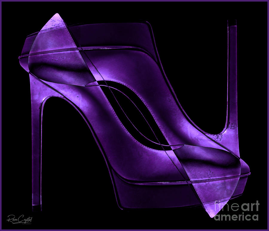 Heel 2 Toe And Purple, Too Photograph by Rene Crystal