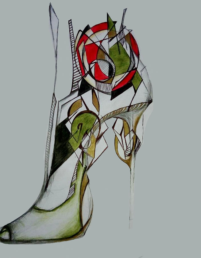 Heels Painting by Ema - Fine Art America