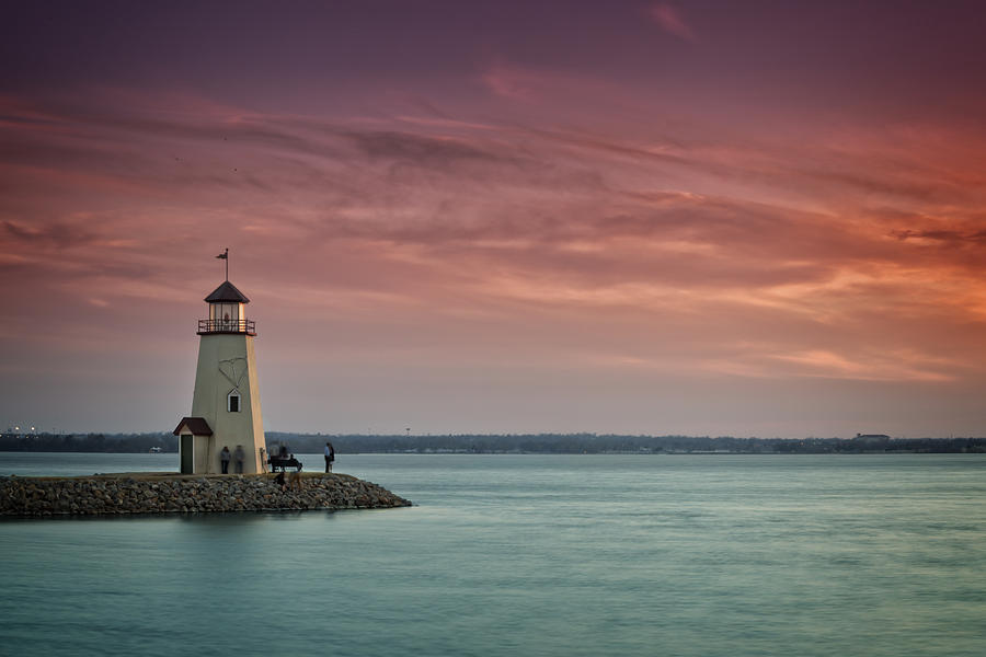 Lighthouse Photograph - Hefner Sunset II by Ricky Barnard Lighthouse Photograph - Hefner Sunset II by Ricky Barnard