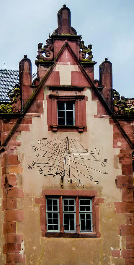 Heidelberg Castle Sundial Photograph by Pamela Newcomb