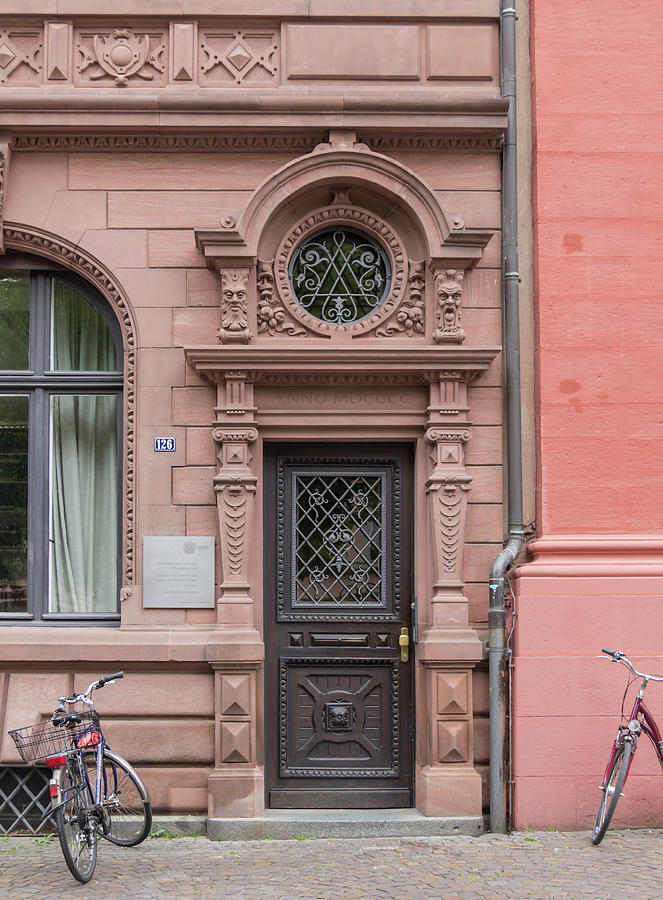Heidelberg University Building Door Photograph by Teresa Mucha
