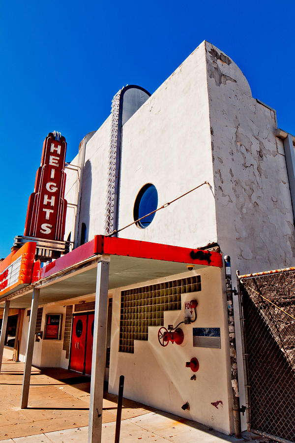 Heights Movie Theater Photograph by Linda Unger