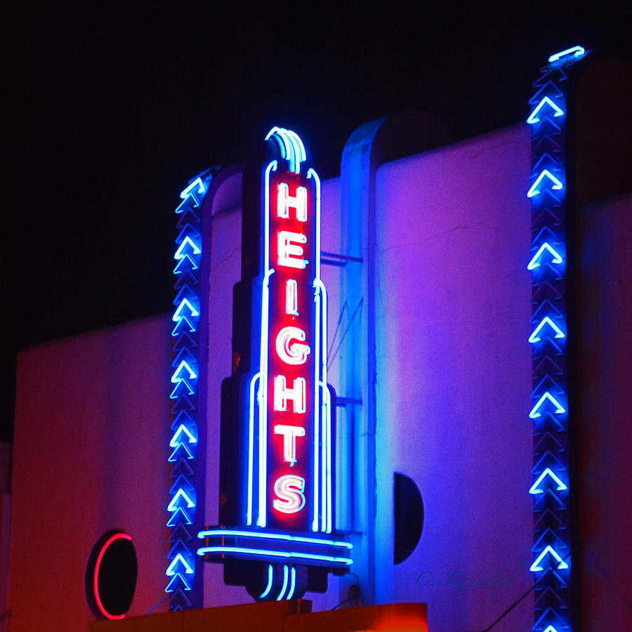 Heights Theater Photograph by Cheri Randolph