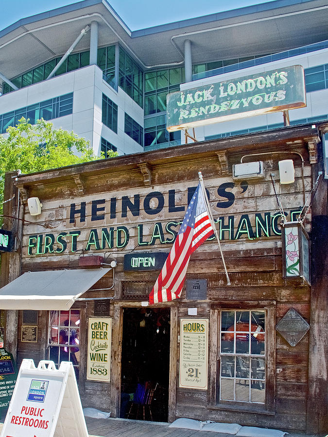 Heinolds First and Last Chance Bar in Jack London Square in Oakland, California  Photograph by Ruth Hager