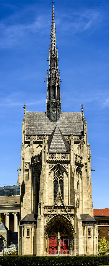 Heinz Chapel Vertical Panoramic Photograph by Thomas R Fletcher