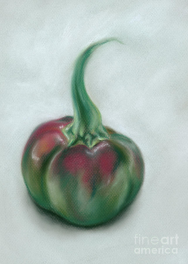 Heirloom Pimento Pepper Painting by MM Anderson