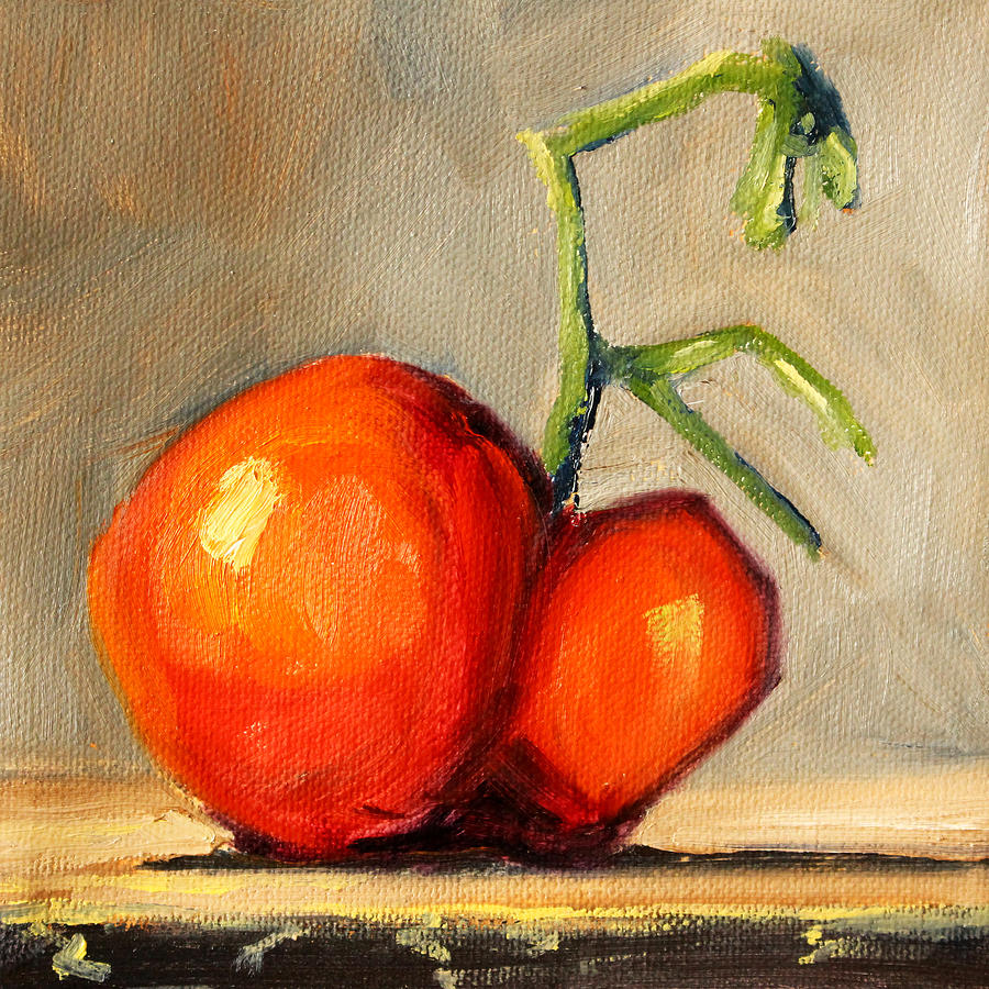Heirloom Tomato Painting by Nancy Merkle