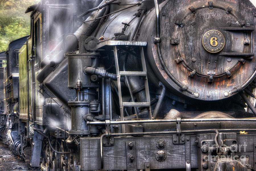Heisler Steam Engine Photograph by Jerry Fornarotto