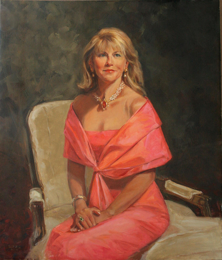 Helen Painting by Chris Saper - Fine Art America
