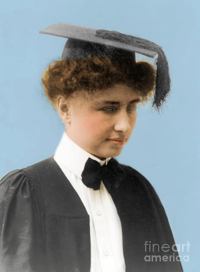 Helen Keller, American Author Photograph by Science Source