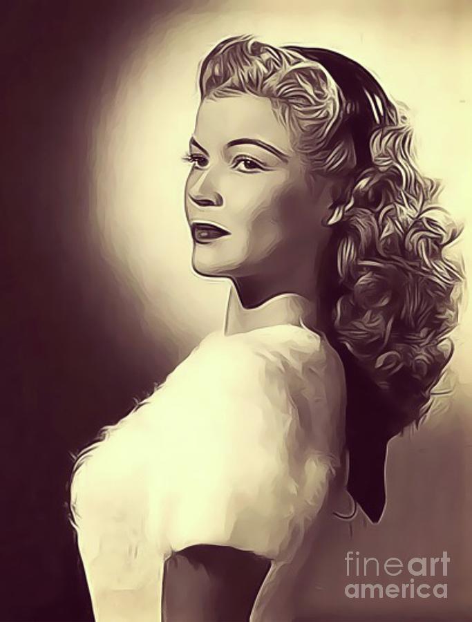 Hollywood Digital Art - Helen Talbot, Vintage Actress by Esoterica Art Agency