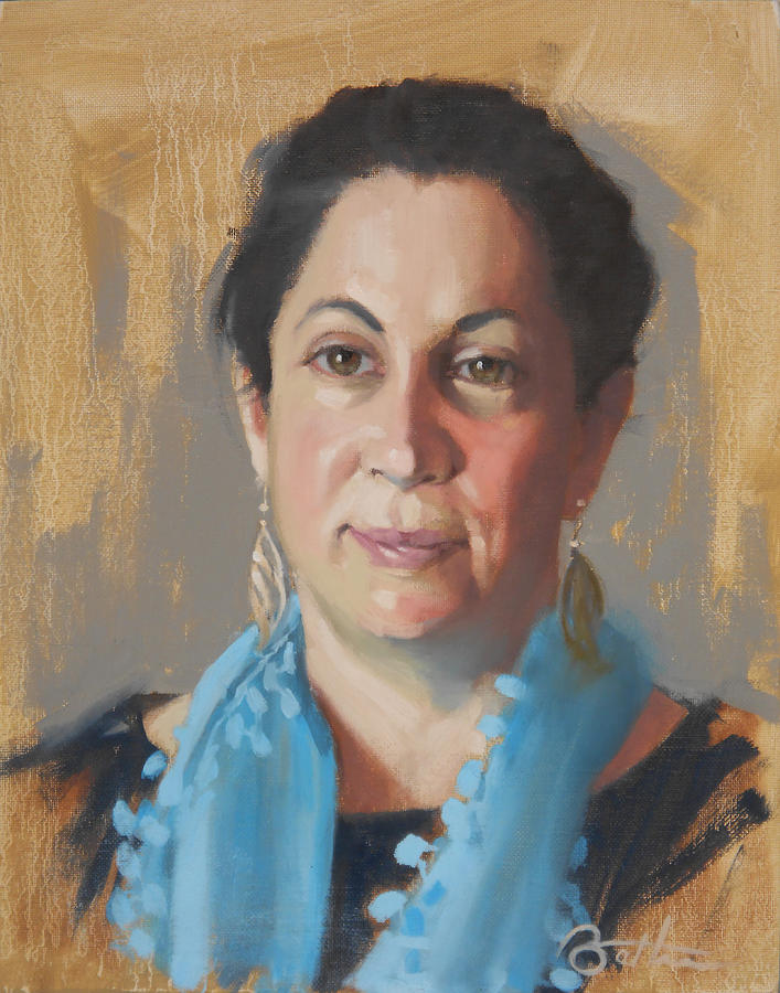 Helen Painting by Todd Baxter
