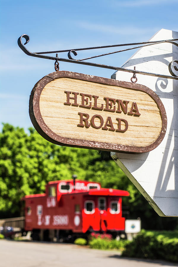 Helena Road Sign Photograph by Parker Cunningham