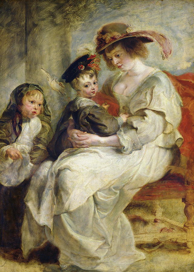 Helene Fourment Painting by Peter Paul Rubens