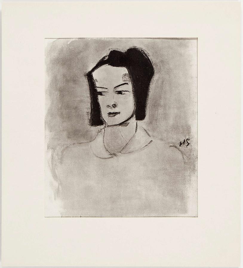 HELENE SCHJERFBECK , Nordic rotogravure Stockholm in 1945.5 Painting by ...