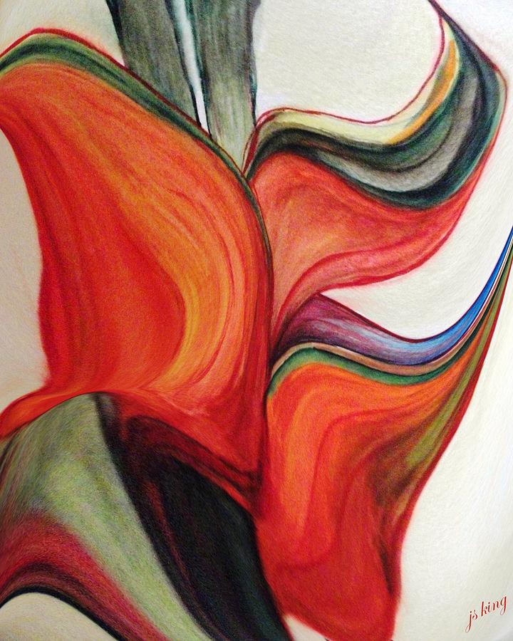 Watercolor Painting - Heliconia Twist by Jacquie King