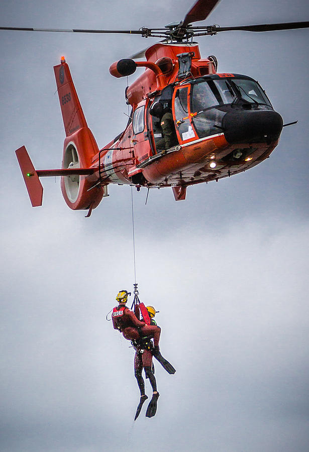 Helicopter Rescue Photograph by Gregory Daley  MPSA