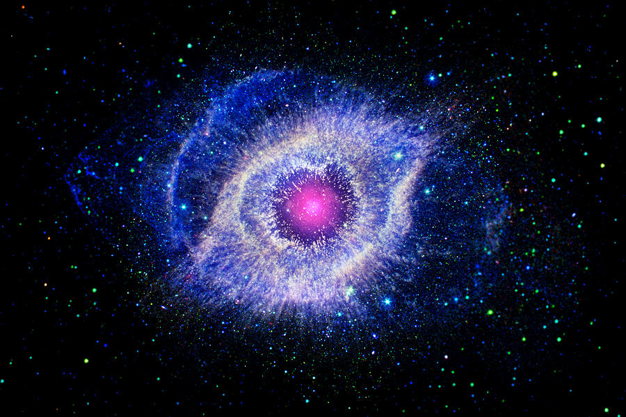 Helix Nebula Enhanced Photograph by Weston Westmoreland