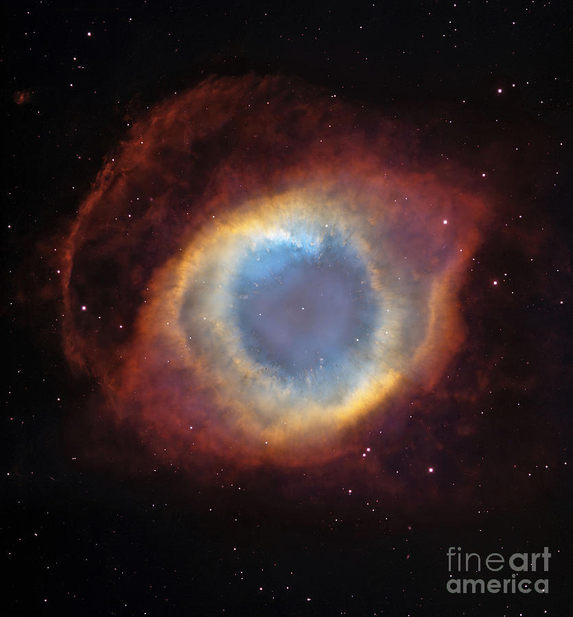 Helix Nebula Photograph by Stocktrek Images