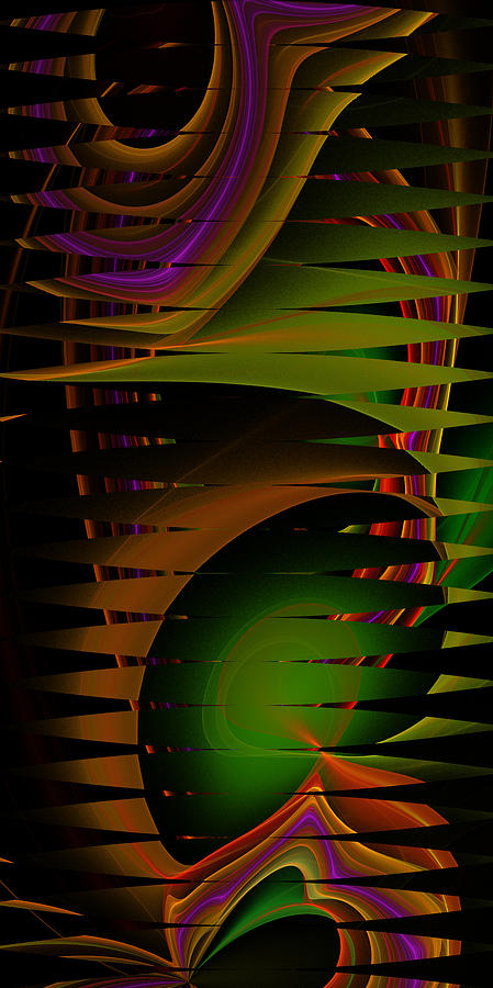 Abstract Digital Art - Helix by Phil Sadler