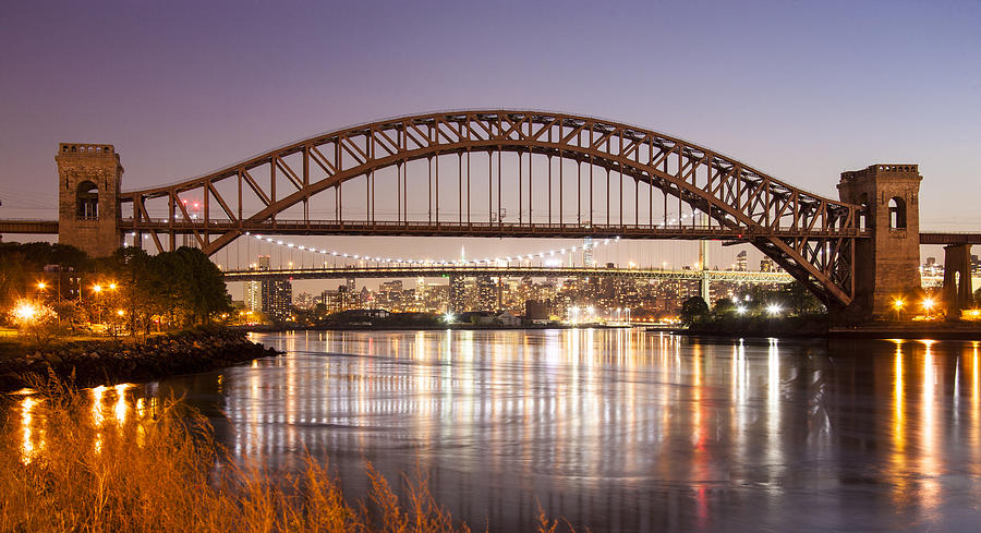 Hell Gate Bridge Photograph by Vincent Gong - Fine Art America