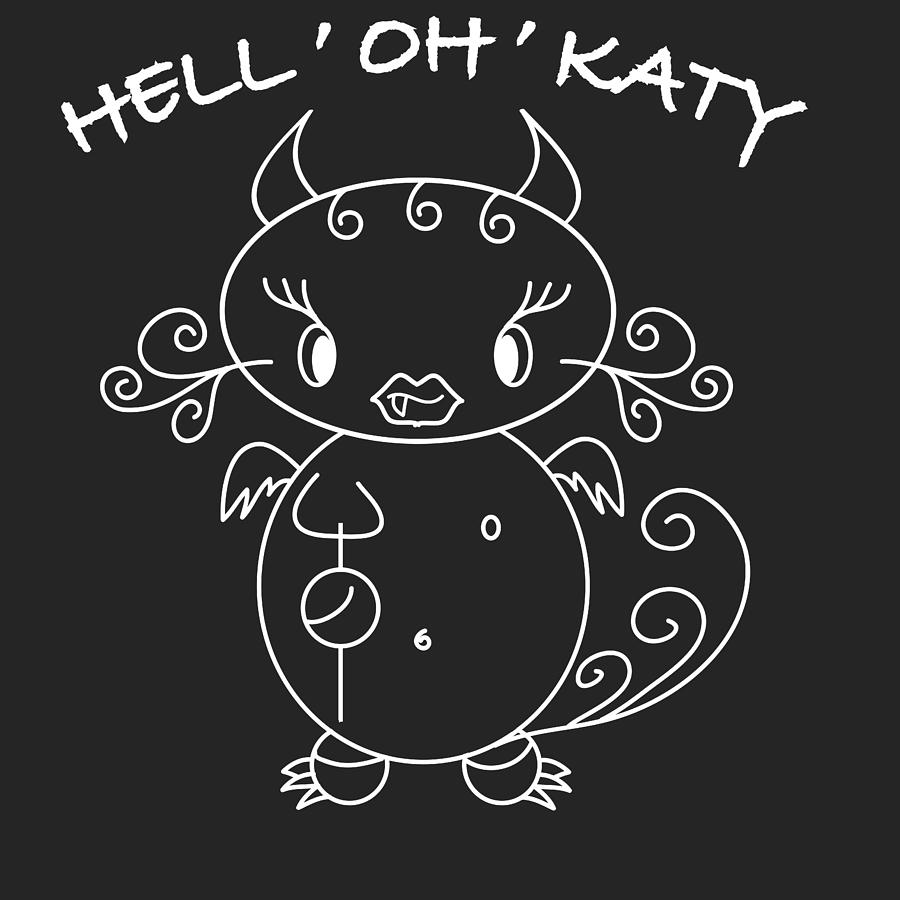 Hell Ok Katy - The lovely she-devil cartoon with longest eyelashes Photograph by Pedro Cardona Llambias