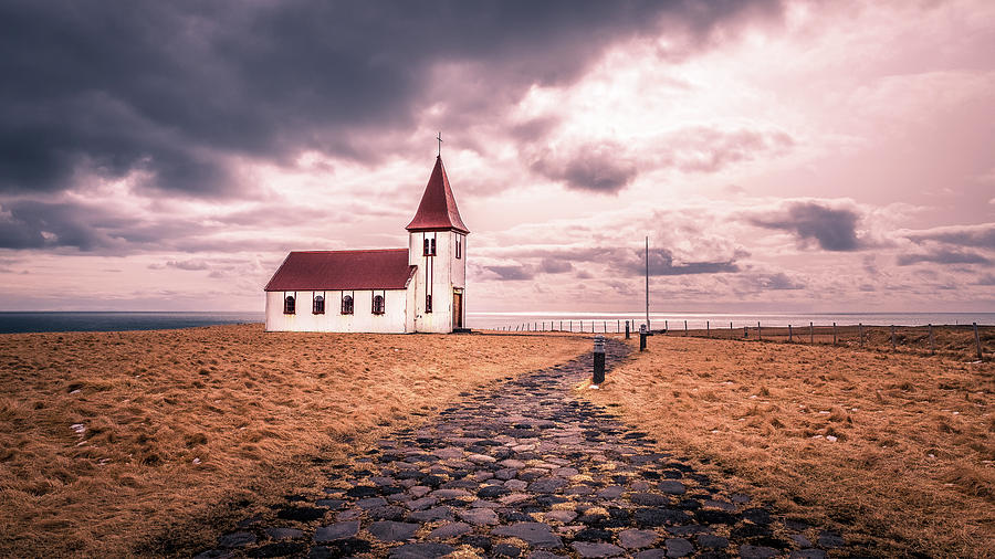 Nature Photograph - Hellnar church - Iceland - Travel photography by Giuseppe Milo