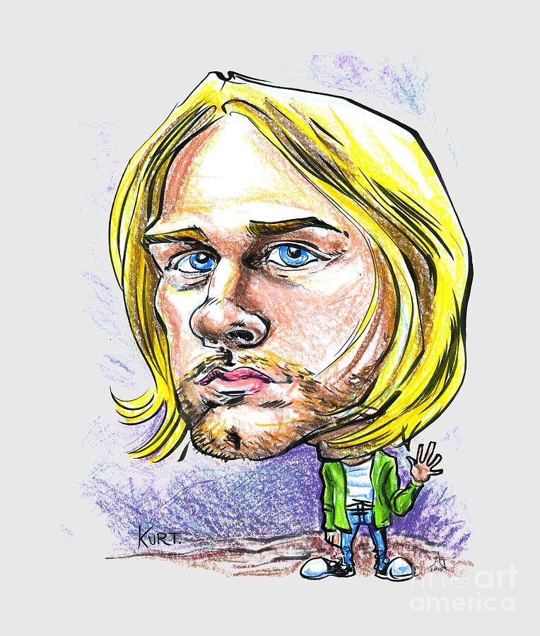 Hello Kurt Drawing by John Ashton Golden