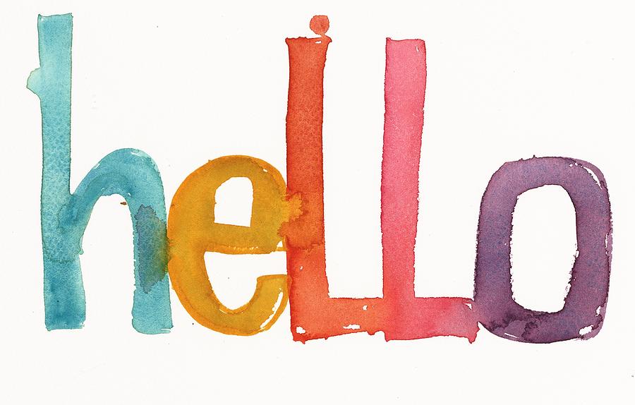 Hello Photograph - Hello Lettering by Gillham Studios