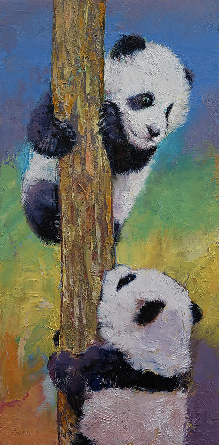 Animal Painting - Hello by Michael Creese
