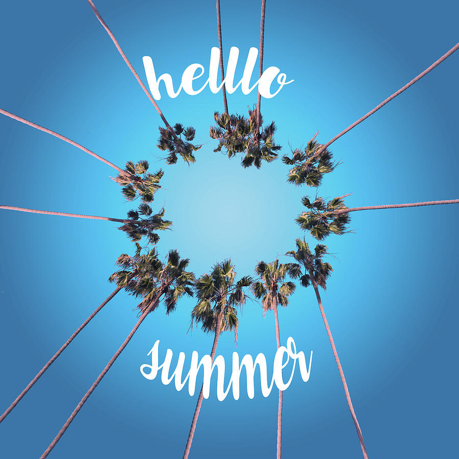Summer Digital Art - Hello Summer by Bekim M