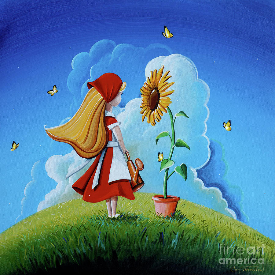 Hello Sunshine Painting by Cindy Thornton