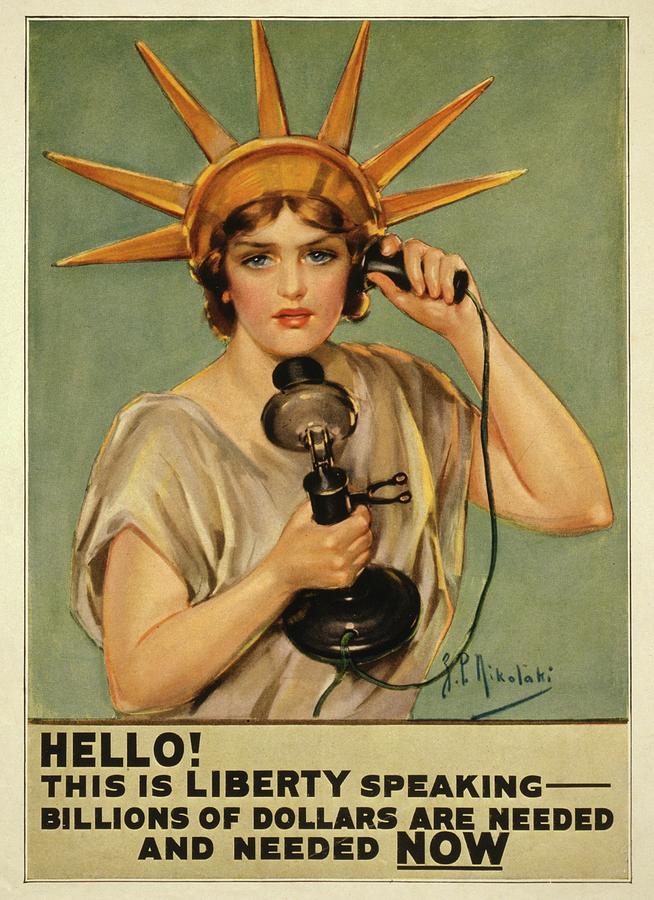 Hello This is liberty speaking 1918 Mixed Media by Movie Poster Prints