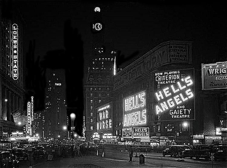 Hells Angels Times Square New York 1930 Photograph by David Lee Guss