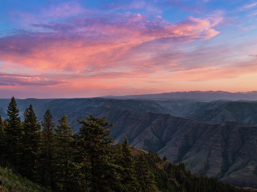 Hells Canyon Sunset Photograph by Steven Clark