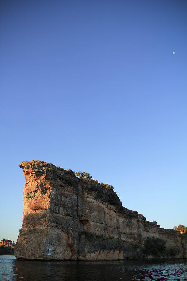 Hells Gate With Moon 2 Photograph by Emily Olson