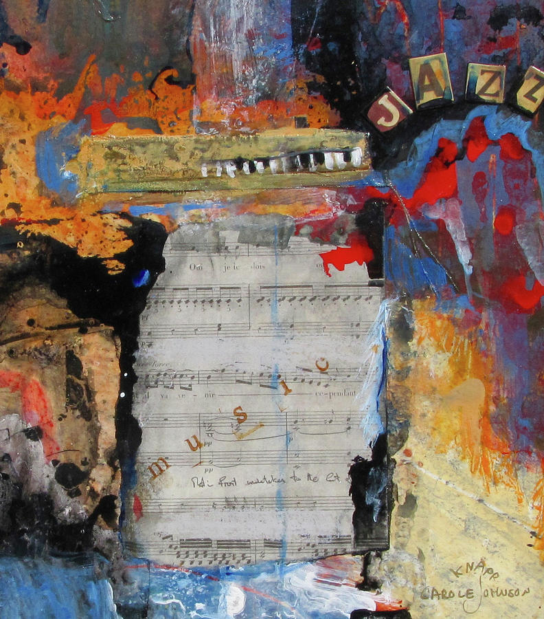 Hells Jazz Painting by Carole Johnson