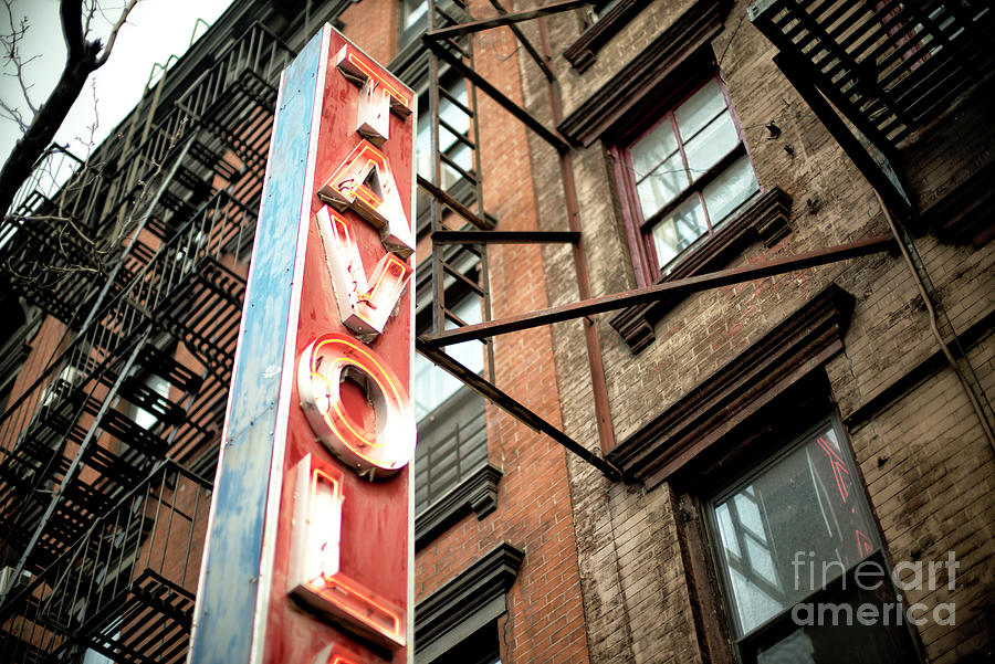 Hells Kitchen Sign in New York City Photograph by John Rizzuto