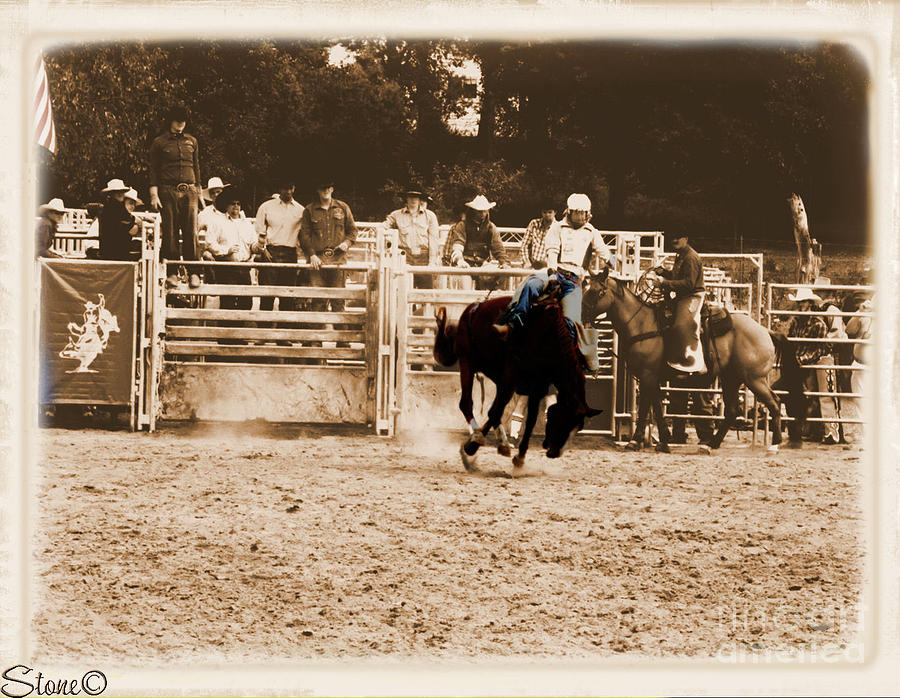 Helluva Rodeo-The Ride 2 Photograph by September Stone