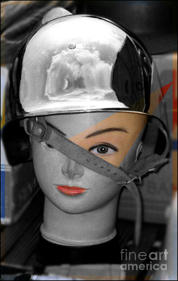 Helmet Photograph - Helmet by Sascha Meyer Helmet Photograph - Helmet by Sascha Meyer