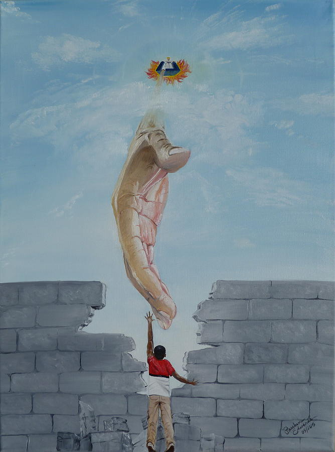 Jesus Christ Painting - Help by Reuben Edwards