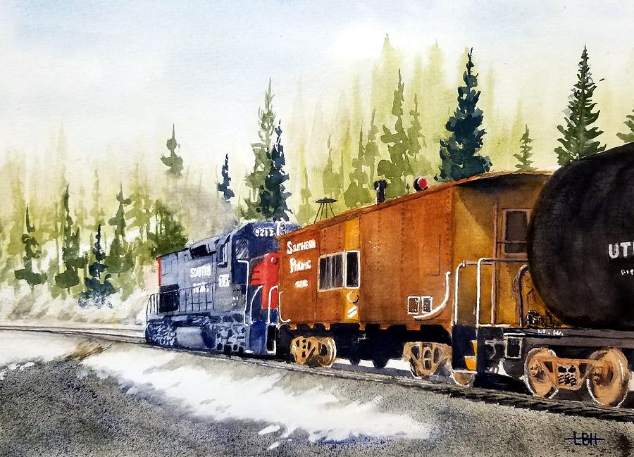 Helper over Donner Painting by Bruce Holder