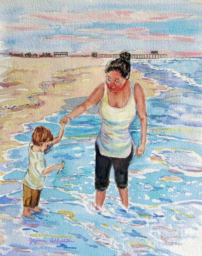 Helping Hand Painting by Jeannie Allerton